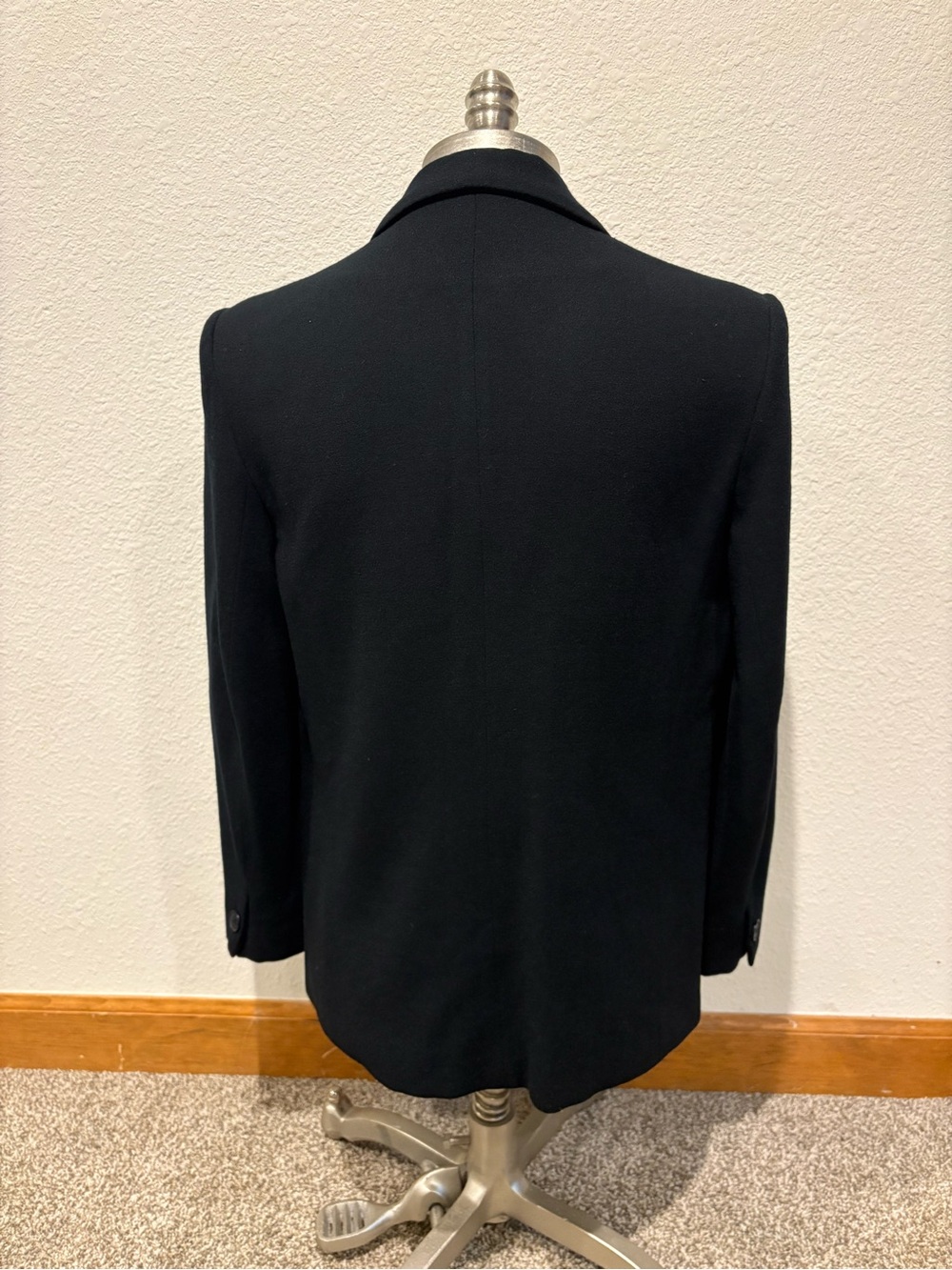 Vintage 80s 90s Prophecy Women’s Blazer Boxy 1 Button Wool Lined Black Size 8 - Picture 5 of 11